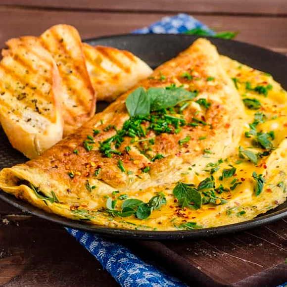 Omelete de vegetais