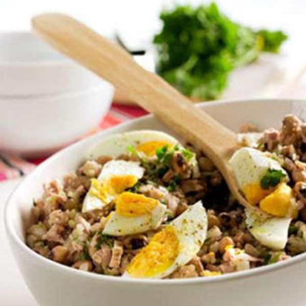 Salada atum c/ feijão frade