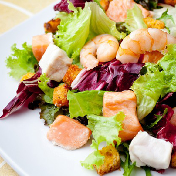 Salada frutos do mar