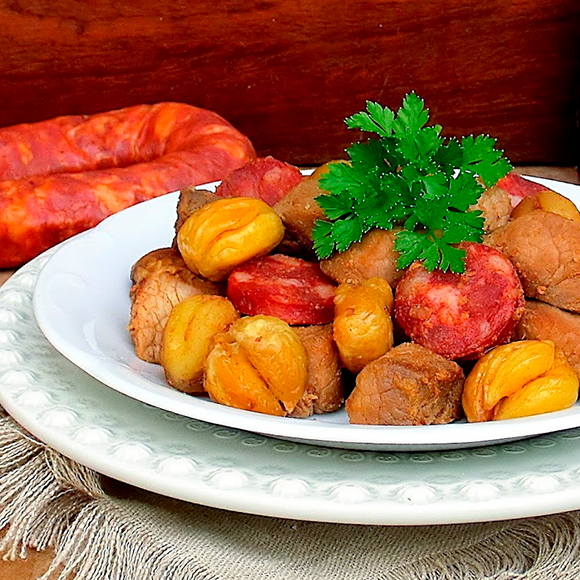 Rojões a portuguesa c/ castanhas